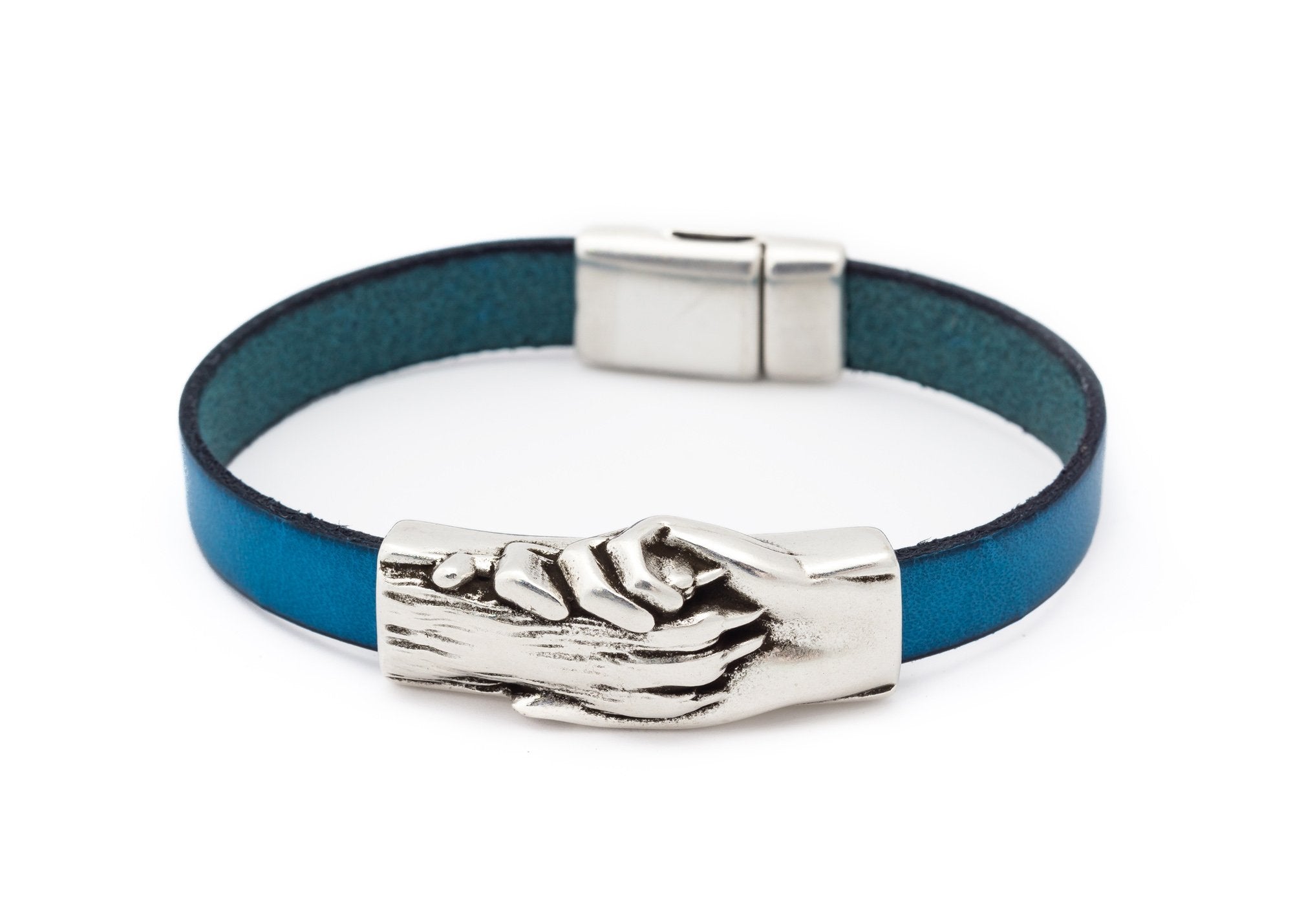 Hand and paw leather bracelet outlet